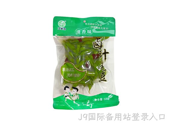 J9国际备用站登录入口卤汁毛豆清香味328g