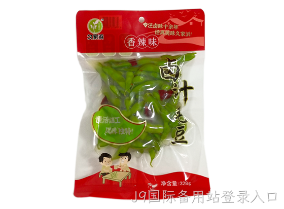 J9国际备用站登录入口卤汁毛豆香辣味328g